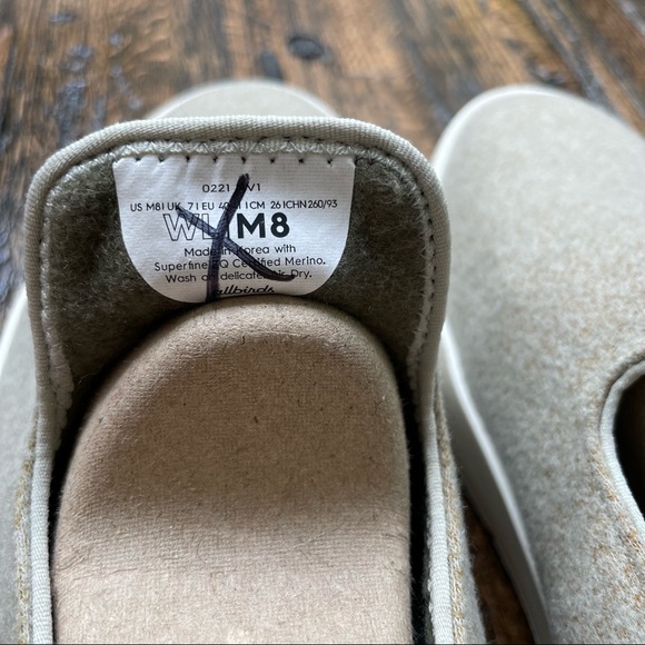 ALLBIRDS men’s tan wool loungers - Picture 8 of 12